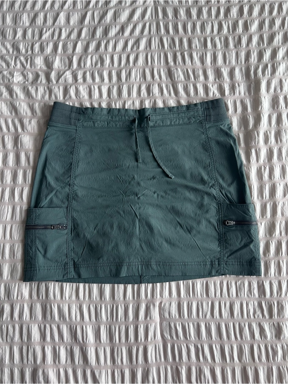 Athleta Green Athletic Skort w/ Zipper Pockets (14)